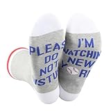 jtouk calzini da baseball a tema new york, regalo divertente per i fan, guardando ny baseball eu, taglia unica