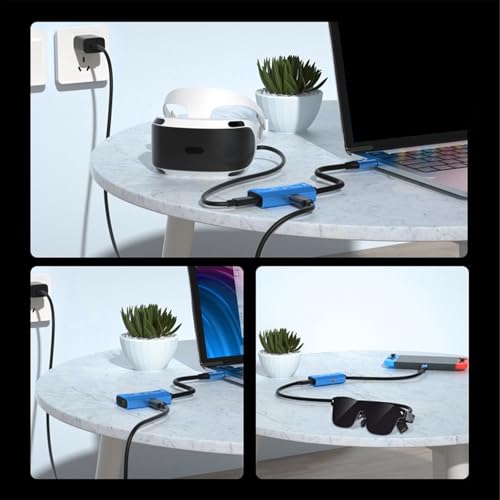 Convertisseur de courant pour lunettes connectées alimenté par smartphone