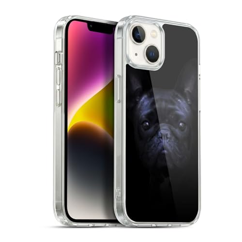 Coque MagSafe iPhone 14 Plus Bouledogue français Head Case Designs antichoc