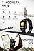 immagine 5AIMIUVEI Smartwatch, Orologio Fitness Tracker Uomo Donna Activity Tracker Impermeabile Bluetooth Smart Watch Contapassi Cardiofrequenzimetro da Polso Pressione Sanguigna Smartband iOS Android