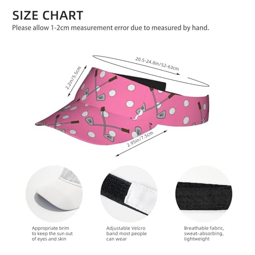 Visera deportiva plegable para golf unisex miniatura 4