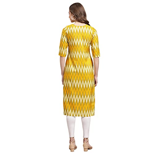 Image of Pinkmint Women's Crepe Digital Print Straight Kurta