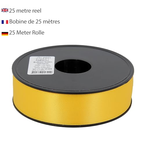 Les Petits Rubans Polyester Ribbon, Double Sided Satin Ribbon 100% Polyester for Weddings Gift Wrapping, Floral Arrangements - Image 4