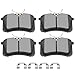 Brake Pads,SCITOO 4pcs Rear Brake Pads Brakes Kits fit Audi A4/A4 Quattro/A6 Quattro/A8 Quattro/Allroad Quattro/S4/TT/TT Quattro,Volkswagen Beetle/Cabrio/Golf/Jetta Compatible D340-7335