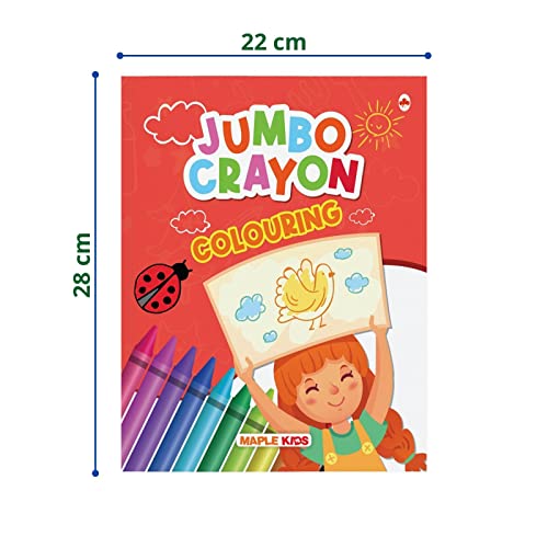 Image of Jumbo Colouring Book - Crayon Colouring for children
