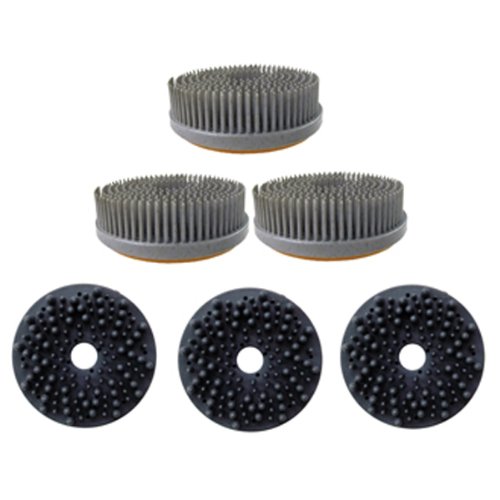Tenax 5 inch Antiquing Brushes Snaillock Backer - Full Set