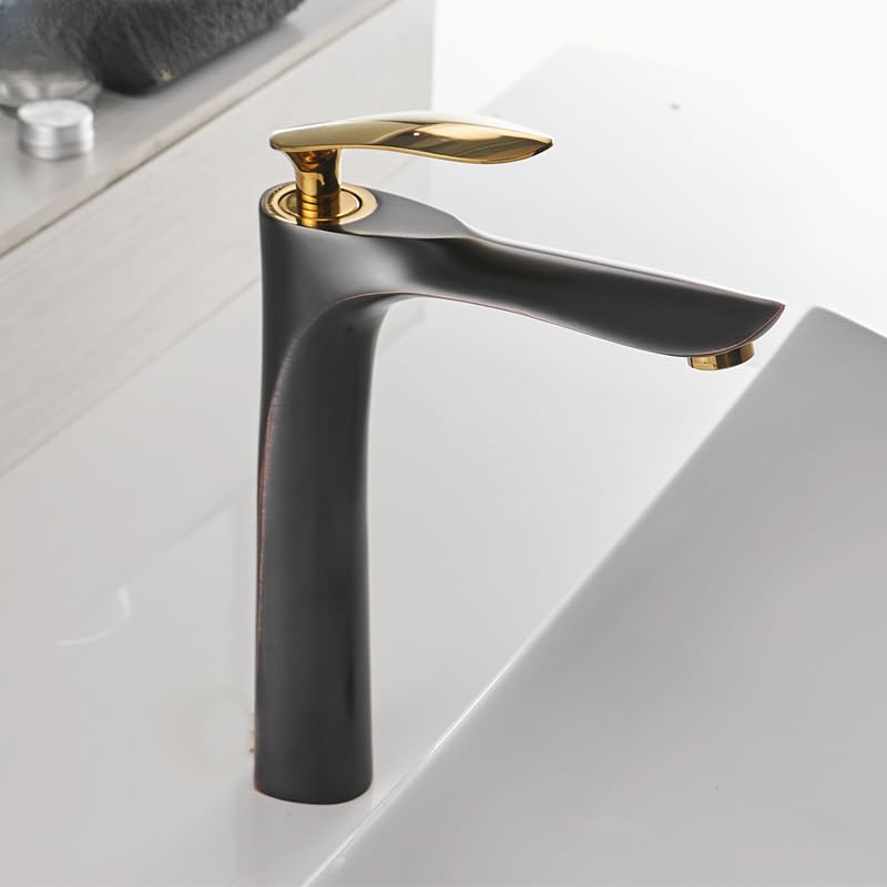 Mitigeur monotrou or orientable pour une routine de salle de bain fluide et raffinée