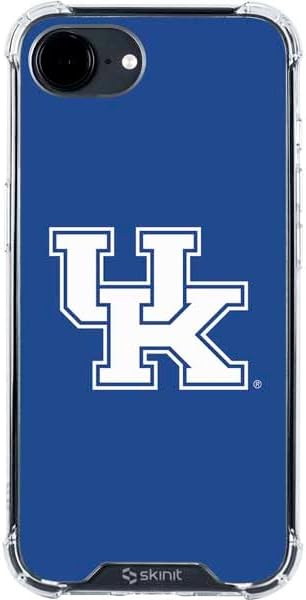 Skinit Clear Phone Case Compatible with iPhone 16e - Officially Licensed University of Kentucky Blue Jersey Design