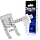 Distinctive Adjustable Guide Sewing Machine Presser Foot - Fits All Low Shank Snap-On Singer*, Brother, Babylock, Euro-Pro, Janome, Kenmore, White, Juki, New Home, Simplicity, Elna and More!