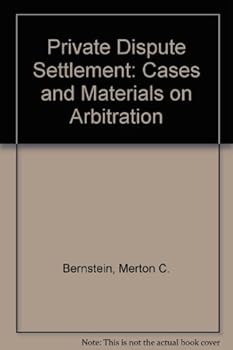 Hardcover Private Dispute Settlement Book