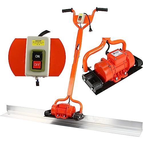 Estaggia Vibrante Eléctrica para Hormigón | 200 W | 1,5 m x 14 cm | 2800 rpm | Radio de acción 18 cm