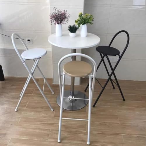 Chaise haute cuisine pliable pour petits espaces et repas rapides autour du bar