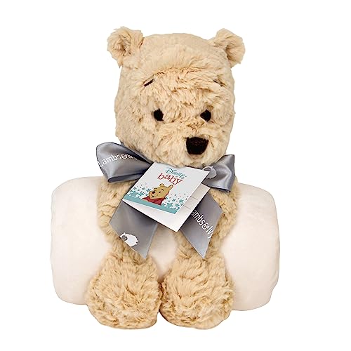 Image of Lambs & Ivy Disney Baby Classic Winnie The Pooh Blanket & Plush Baby Gift Set