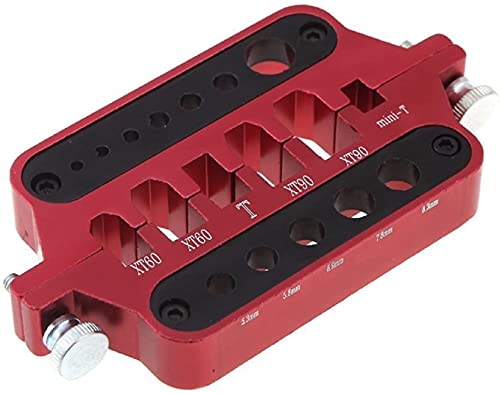 Aluminium-Schweiß-Lötisolierungsstation für XT60 XT90 Deans Bananensteckverbinder, rot Cover