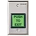 Seco-Larm Enforcer Push-to-Exit Plate, Illuminated with Timer (SD-7202GC-PTQ)