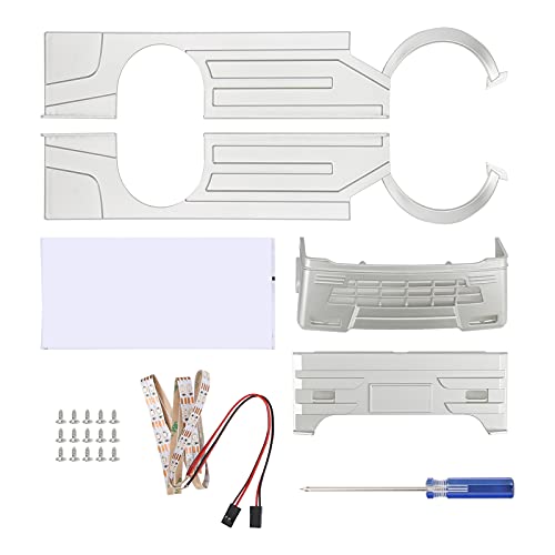 Kit carrosserie large WPL D12 accessoires modification plastique ABS pour camion vert RC
