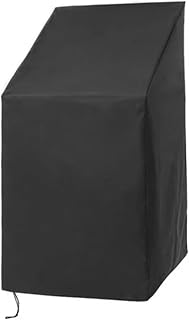 Stackable Terrace Chair Cover Outdoor Garden Patio Stackable Chair Dust Cover Storage Bag, Dustproof Waterproof UV Protective Furniture