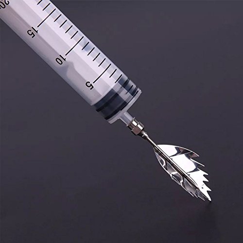 KIT DECORADOR DE GELATINA INCOLOR COM SERINGA E 10 BICOS PARA CONFEITAR FLORES FLOR