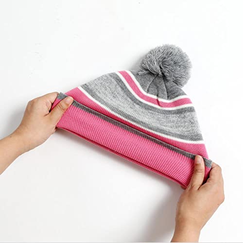Gorro y bufanda de tejer espeso con guantes suaves para niños 4