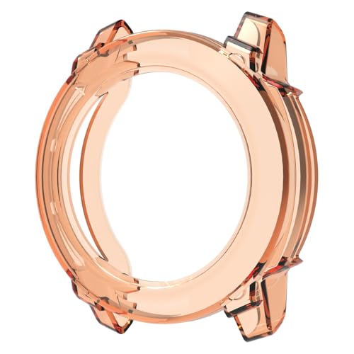 DHK RETAIL �E�H�b�`�P�[�X �\�t�gTPU �ی�J�o�[�AGarmin Instinct 3 50mm �p - �N���A�I�����W