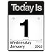 Amazon.com: AT-A-GLANCE 2025 “Today Is” Daily Wall Calendar, 6