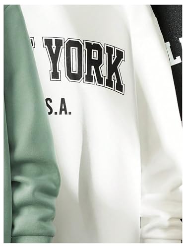 SOLY HUX Boy's 3 Piece Sweatshirts Letter Graphic Hoodies Long Sleeve Pullover Tops4