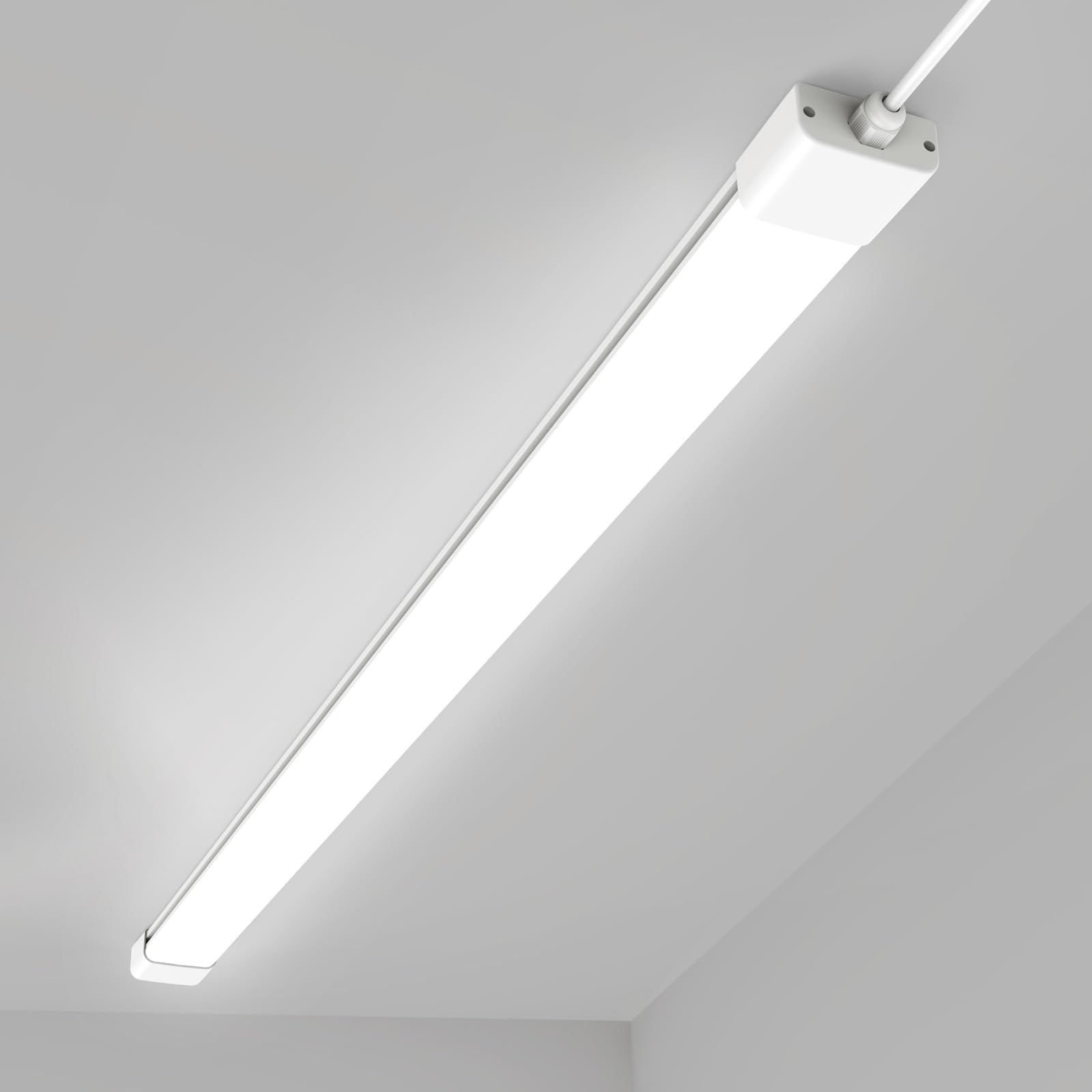 Modlicht 2PCS Feuchtraumleuchte Led 120cm, 36W 3960LM werkstattlampe 4000K Neutralweiß, LED Deckenleuchte IP65 Wasserfest Wannenleuchte, kellerlampe für Büro Keller