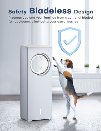 Image of MYICY 25 inch Windowless Air Conditioner with Double Tanks for 16H Cooling, 25ft Remote & Timer,3-IN-1 Evaporative Air Cooler for Room, 90 Oscillation, 30dB, 3-Speed Swamp Cooler Air Conditioner Portable