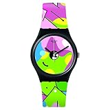 Swatch Image Of Graffiti Quartz Multi-Color Dial Men’s Watch GB317