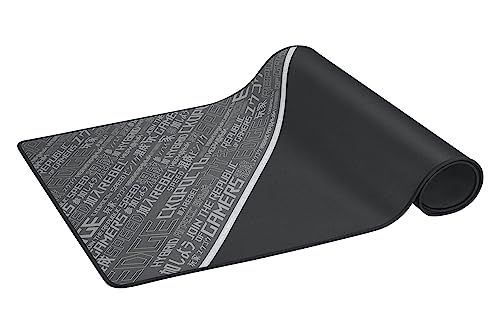 Image of ASUS ROG Sheath BLK Gaming Mouse Pad - 35.4 inch x 17.3 inch, Extra-Large Surface, Ultra-Smooth for Precise Mouse Control, Anti-Fray Stitched Edges, Non-Slip Base - Black /Gray