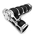 SMT-MOTO Motorcycle Rubber Hand Grips 1" Pair for Harley Davidson Softail Fat Boy FLSTF Motor