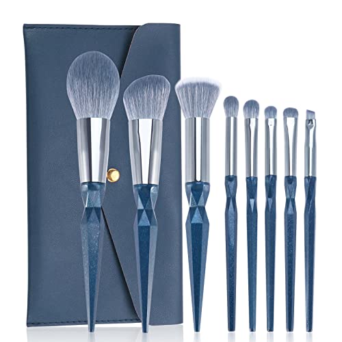 ENZO KEN Sapphire Blue Makeup Brush Set