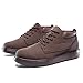 oiMKoi Men's Chukka Boots Casual Fashion Sneakers Lace Up Leather Ankle Boots Slip On Lightweight Walking Driving Shoes （Brown, 13）