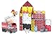 Magna-Tiles Fire Station 50-Piece Magnetic Construction Set, The Original Magnetic Building Brand
