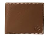 Carteira masculina de couro Timberland, marrom, tamanho único