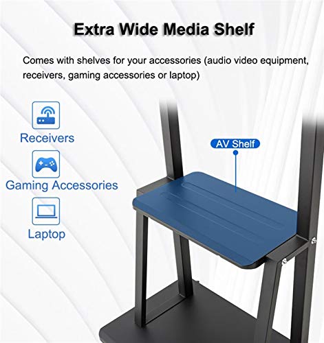 Soporte Universal para TV de Piso para 32-65 pulgadas Negro miniatura 3