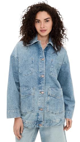 (取寄) フリーピープル レディース エイブリー デニム ジャケット Free People women Avery Denim Jacket Got The Blues Free People Womens Avery Denim Jacket Got The Blues X-Small at