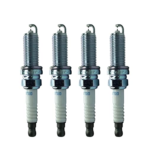 Bougies d'allumage double iridium DILKAR6A11 lot de 4 pour remplacement moteur
