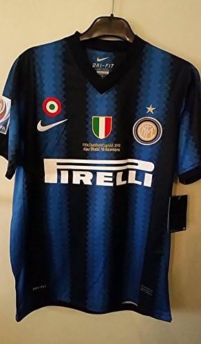 Inter Maglia Finale World Cup 2010 Abhu Dubai Jersey JAVIER ZANETTI (S) :  Amazon.it: Sport e tempo libero