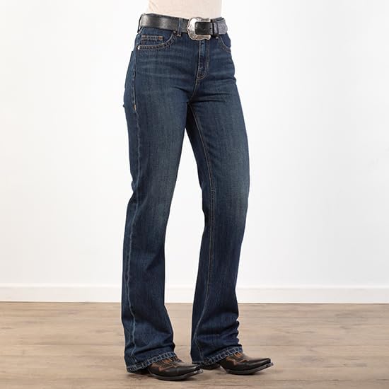 Rock & Roll Denim Dark Vintage High-Rise Bootcut Jeans Denim 28x302