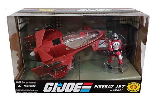 Hasbro G.I. Joe 25th Anniversary Vehicle FireBat Jet with A.V.A.C.