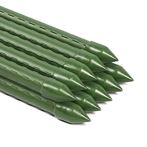Preisvergleich Produktbild Pflanzstab Rankhilfe Tomatenstab Pflanzenstütze Pflanzstäbe (Länge 120 cm, 10 Stück)