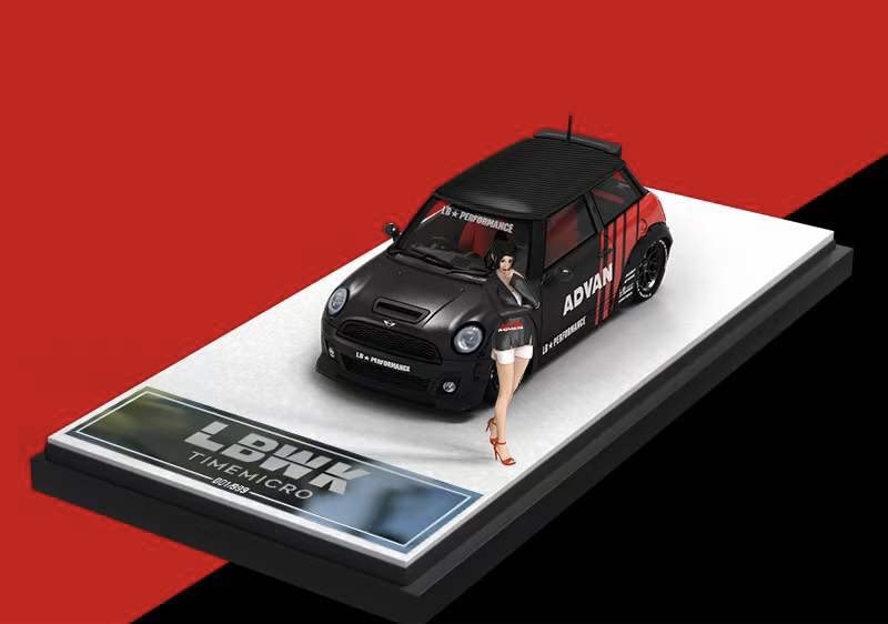 Amazon | 1/64 tm timemicro MINI LBWK ミニクーパー advan アドバン