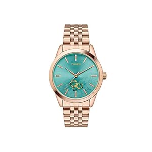 TIMEX Floral Fashion with Skeletal Cut-Out in Dial Analog Blue Women’s Watch-TWEL13108