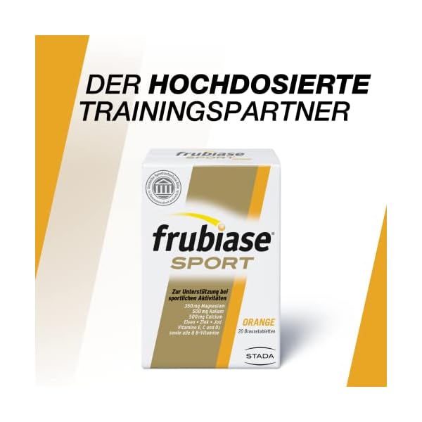 frubiase SPORT Orange - Nahrungsergänzungsmittel mit hochdosierten Mineralstoffen, Vitaminen und Spurenelementen… – Bild 4