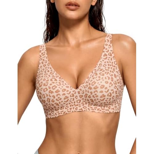 LUCKMEEY Deep V Bras for Women No Wnderwire Wirele