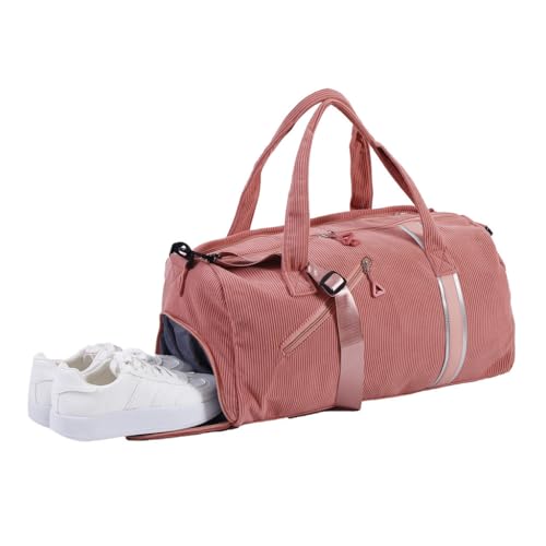 Large Gym Bag,Travel Duffle Bag，Waterproof Weekender Bag, Carry On Tote Bags for Women Pink4