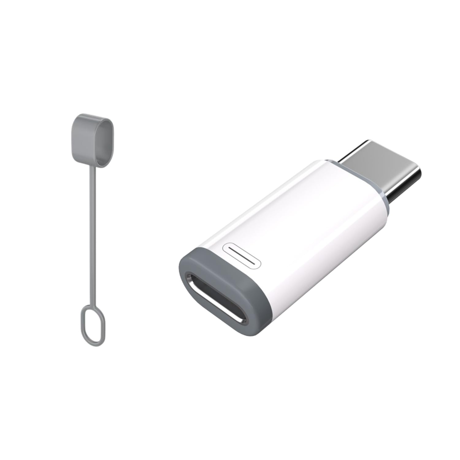 Type C Male to Lightning Female Adapter | USB C Converter for Earphones, Charging & Audio | Type C Compatible with iPhone, iPad, Android & Type C Devices, with Lanyard-picture-28
