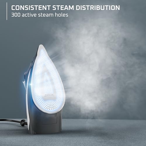 Image of Rowenta Access Steam Iron, Clothes Iron with Steamer, Vertical Steaming, Maximum Steam Distribution, Anti-Drip Protection, Cinamon