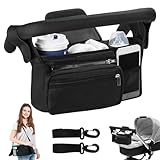 Sac détachable et crochets: le sac organisateur Pram est livré avec un sac détachable et deux crochets, offrant des options de stockage supplémentaires et une polyvalence..Le sac détachable peut être utilisé séparément, vous permettant de transporter des articles essentiels sans avoir besoin de l'ensemble de l'organisateur..Les crochets peuvent être utilisés pour accrocher des articles légers comme des jouets ou des sacs.